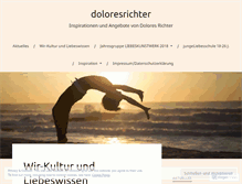 Tablet Screenshot of doloresrichter.com